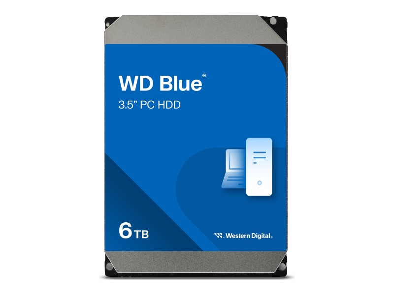 WD BlueВ  6TB 5400RPM SATA-3 256MB