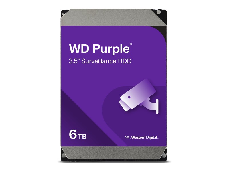 WD Purple  6TB 5400RPM SATA-3 256MB Surveillance