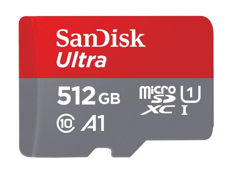 SanDisk Ultra microSD  512GB + SD-adapt.