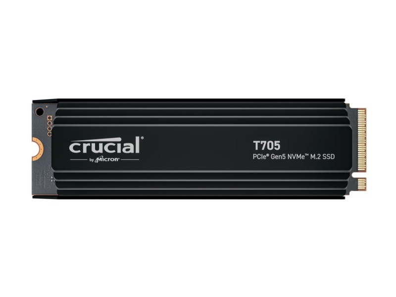Crucial SSD T705 2TB PCie 5.0 NVMe w/Heatsink