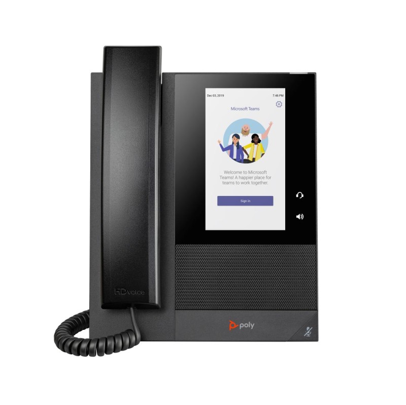 HP Poly CCX 400 Business Media Phone for Microsoft Teams and PoE-enabled