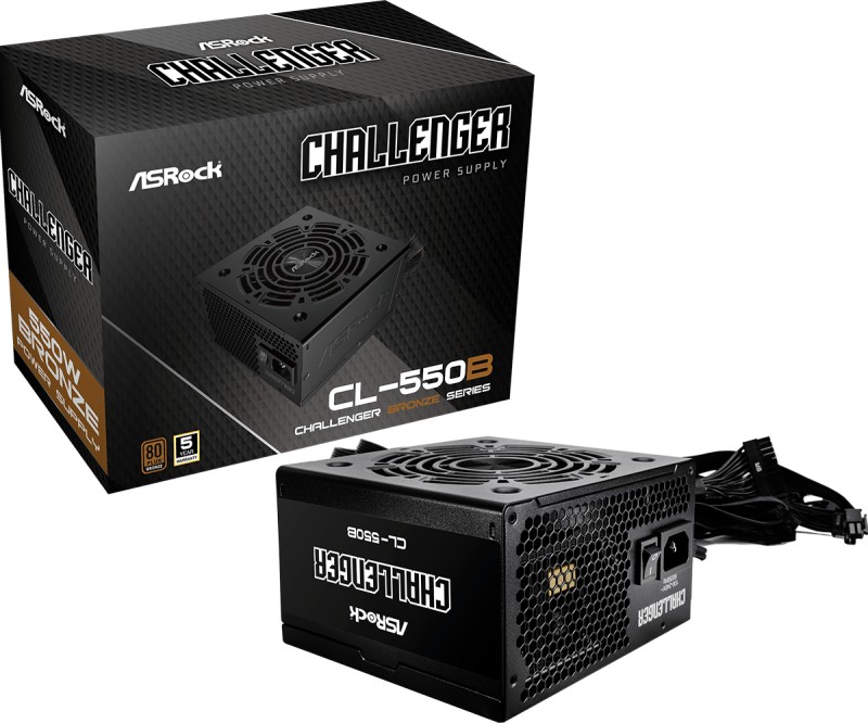 ASRock power supply Challenger 550W Bronze