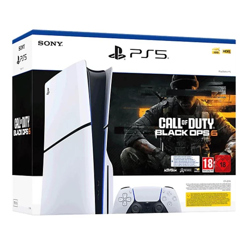 Sony PlayStation 5 Slim - Call of Duty: Black Ops 6 Bundle 1.02 TB Wi-Fi Black, White