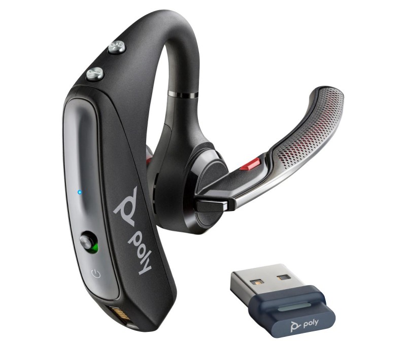 HP Poly Poly Voyager 5200 UC USB-A Headset +BT600 Dongle TAA