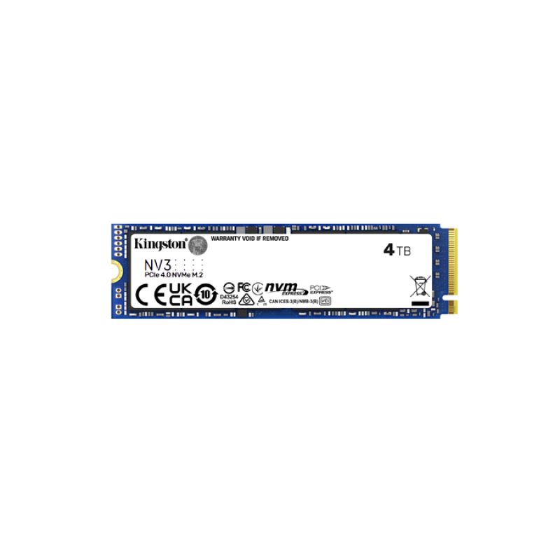 Kingston SSD NV3 4TB M.2 NVMe Gen 4 .0