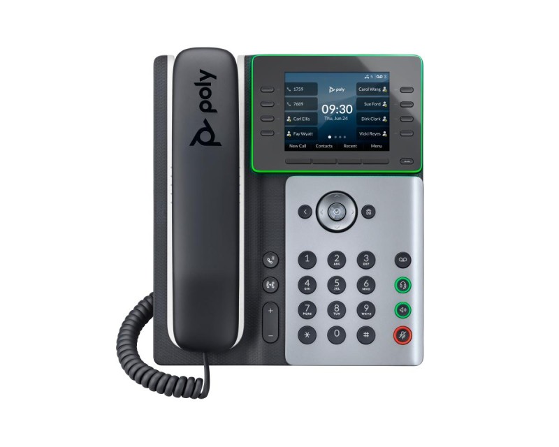 HP Poly Edge E320 IP Phone and PoE-enabled