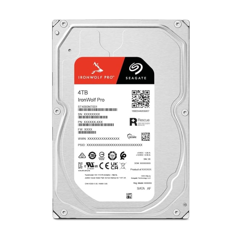 Seagate IronWolf Pro  4TB NAS SATA-3 (N)