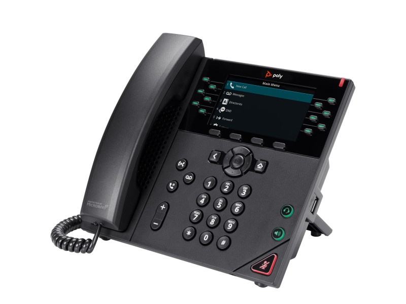 Poly HP Poly VVX 450 - VoIP phone - 3-way call capability