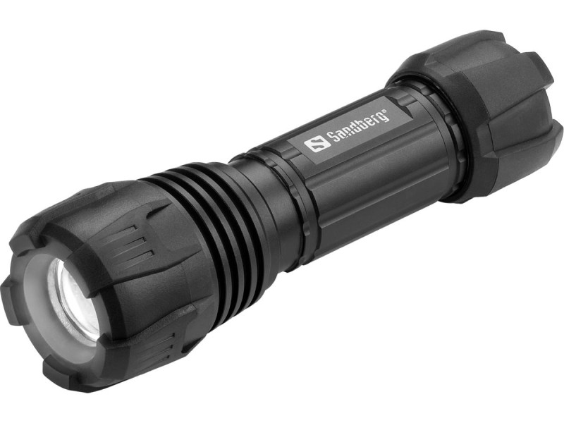Sandberg Survivor Torch for AAA battery Black Hand flashlight LED