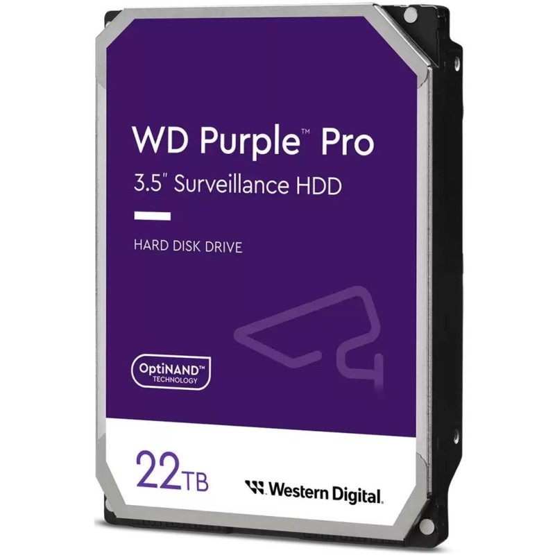 WD Purple Pro 22TB 7200RPM SATA-3 512MB Video