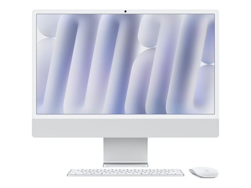 Apple 24-inch iMac with Retina 4.5K display: Apple M4 chip with 10-core CPU and 10-core GPU, 16GB, 256GB SSD - Silver