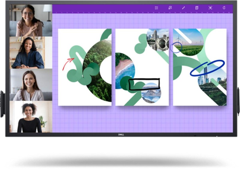 DELL P5524QT Interactive flat panel 139.7 cm (55