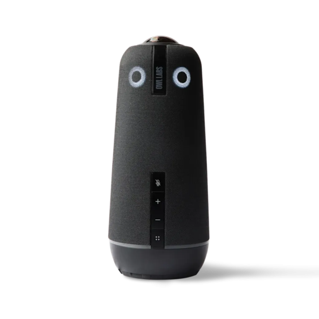 Owl Labs Meeting Owl 4+ 360-Degree, 4K Smart Video Conference Camera, Microphone and Speaker (Automatic Speaker Focus, Smart Zooming and Noise Equalising)