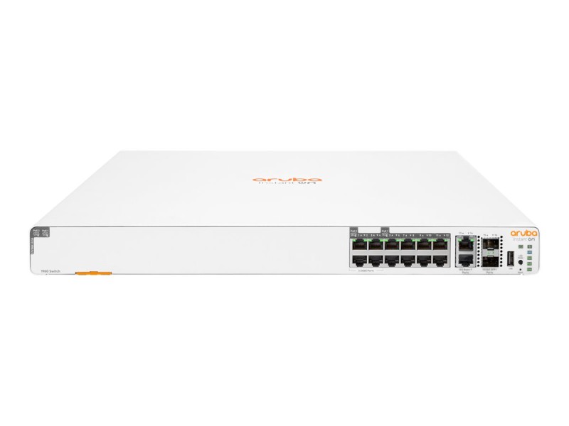 ARUBA ION 1960 8p 1G Class 4 4p SR1G/2.5G Class 6 PoE 2p 10GBASE-T 2p SFP+ 480W Switch