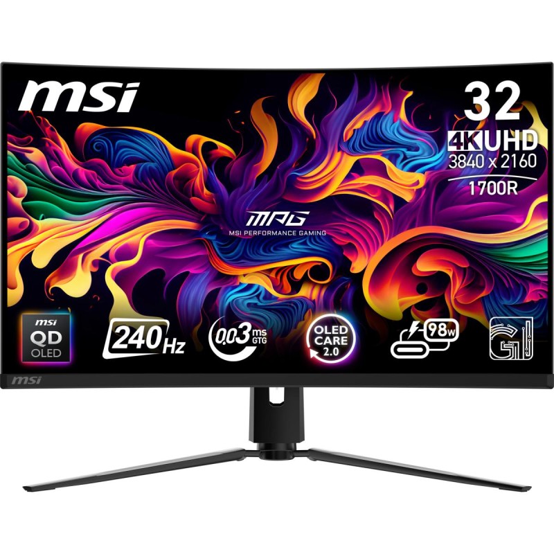 MSI MPG 321CURXDE QD-OLED computer monitor 80 cm (31.5