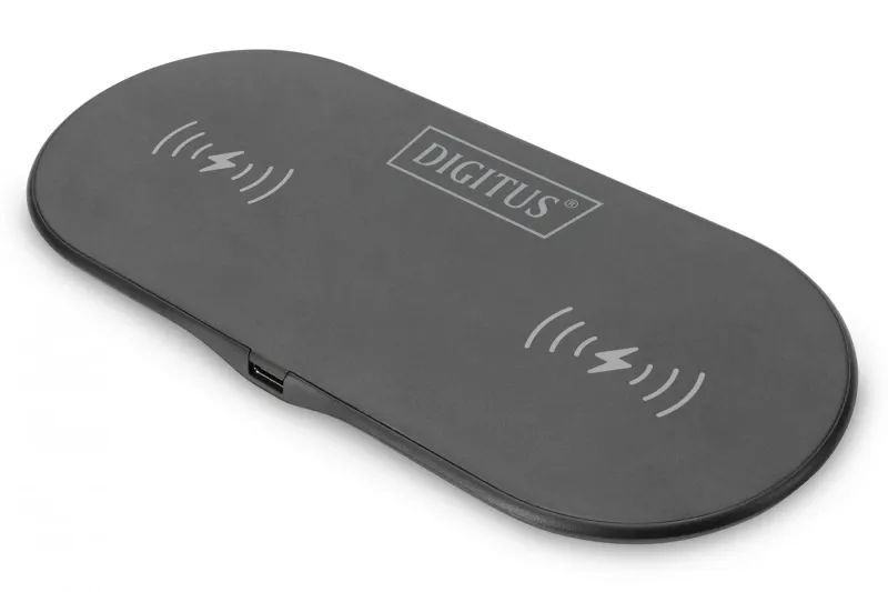 DIGITUS Wireless Charging Pad, Duo 20W 15W