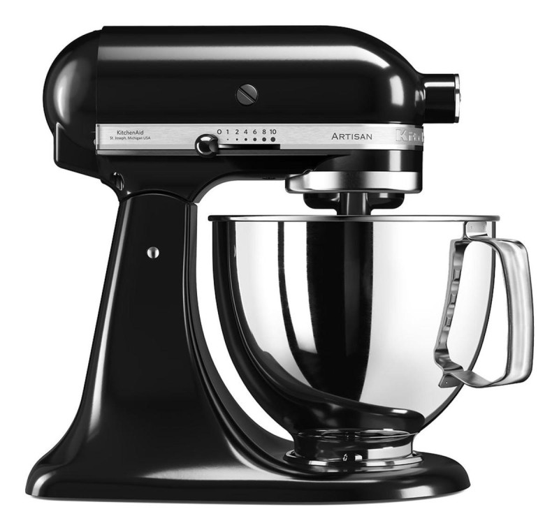 KitchenAid 5KSM125EOB Stand mixer 300 W Black