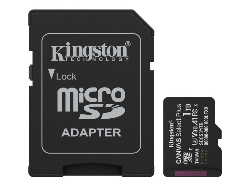 Kingston Canvas Select  Plus Gen3  1TB Micro-SDHC+